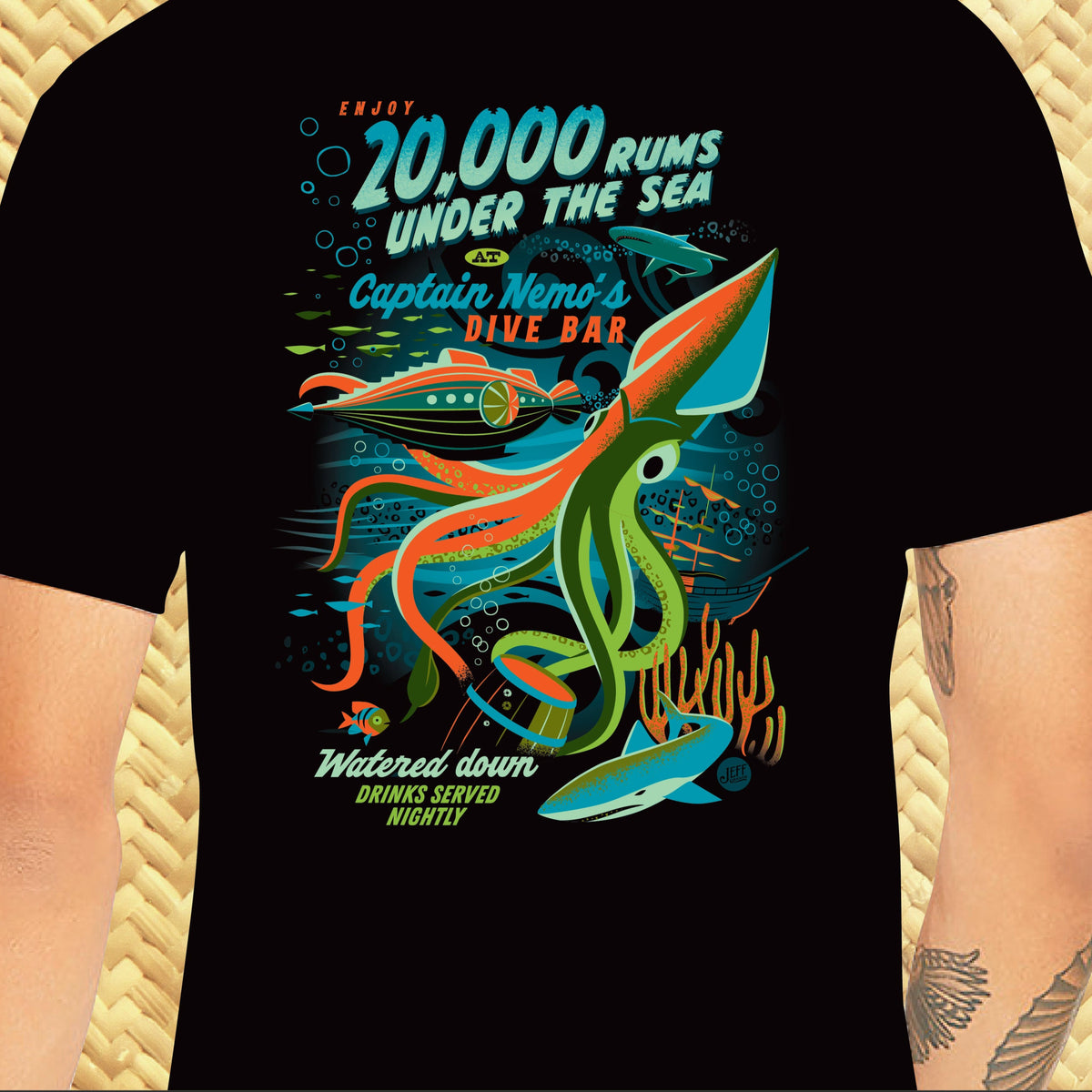 Jeff Granito's 'Dwellers of the Deep' Unisex Tee - Ready to Ship!