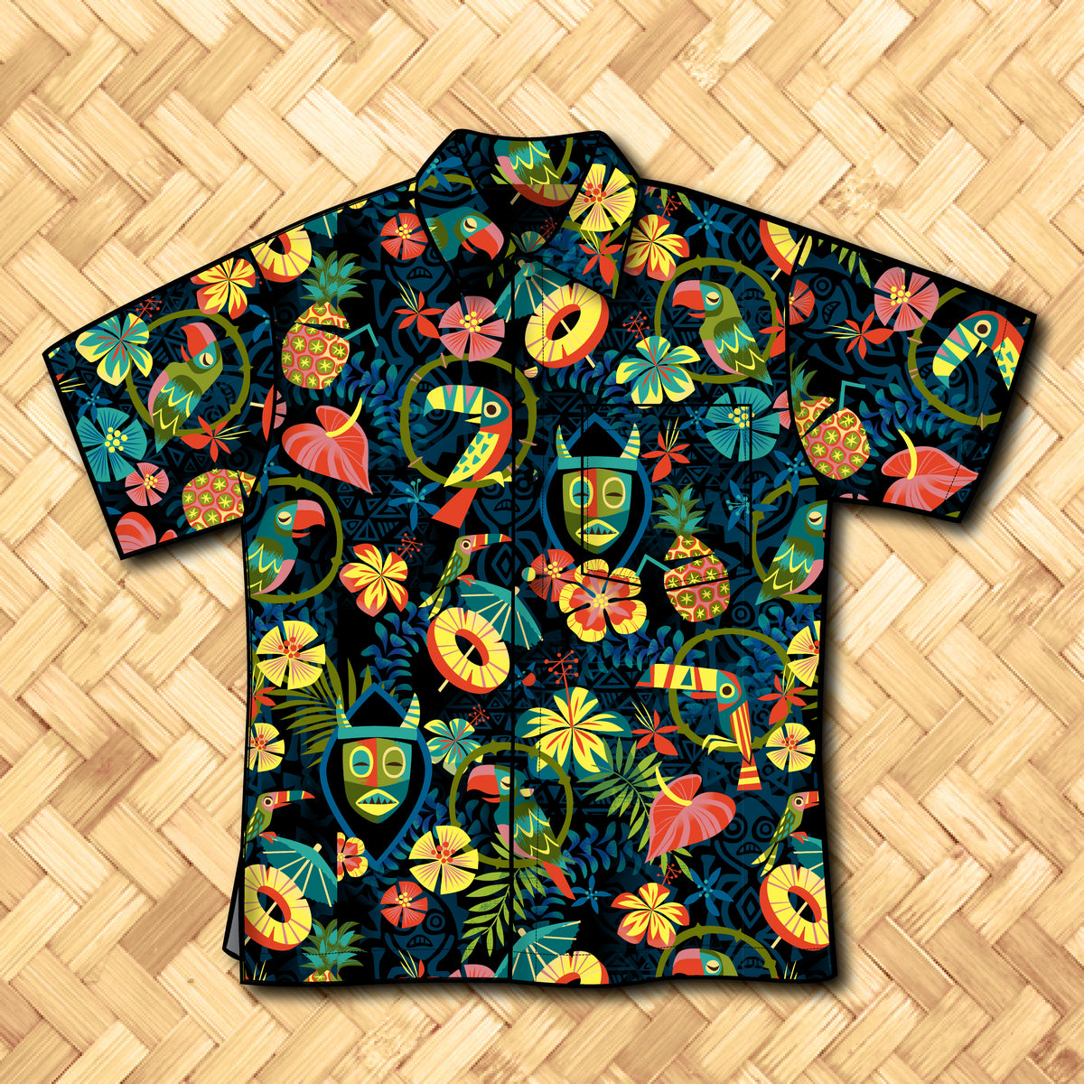 TikiLand Day 2026 'Tropic Hideaway' Classic Aloha Button-Up Shirt