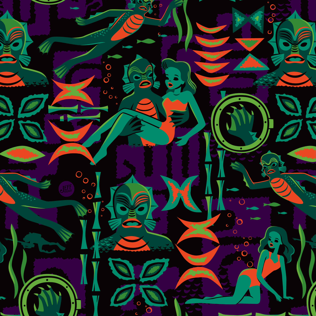 Jeff Granito's 'Distant Drums Kīlauea' - Classic Aloha Button-Up Shirt - Unisex - Ready to Ship!