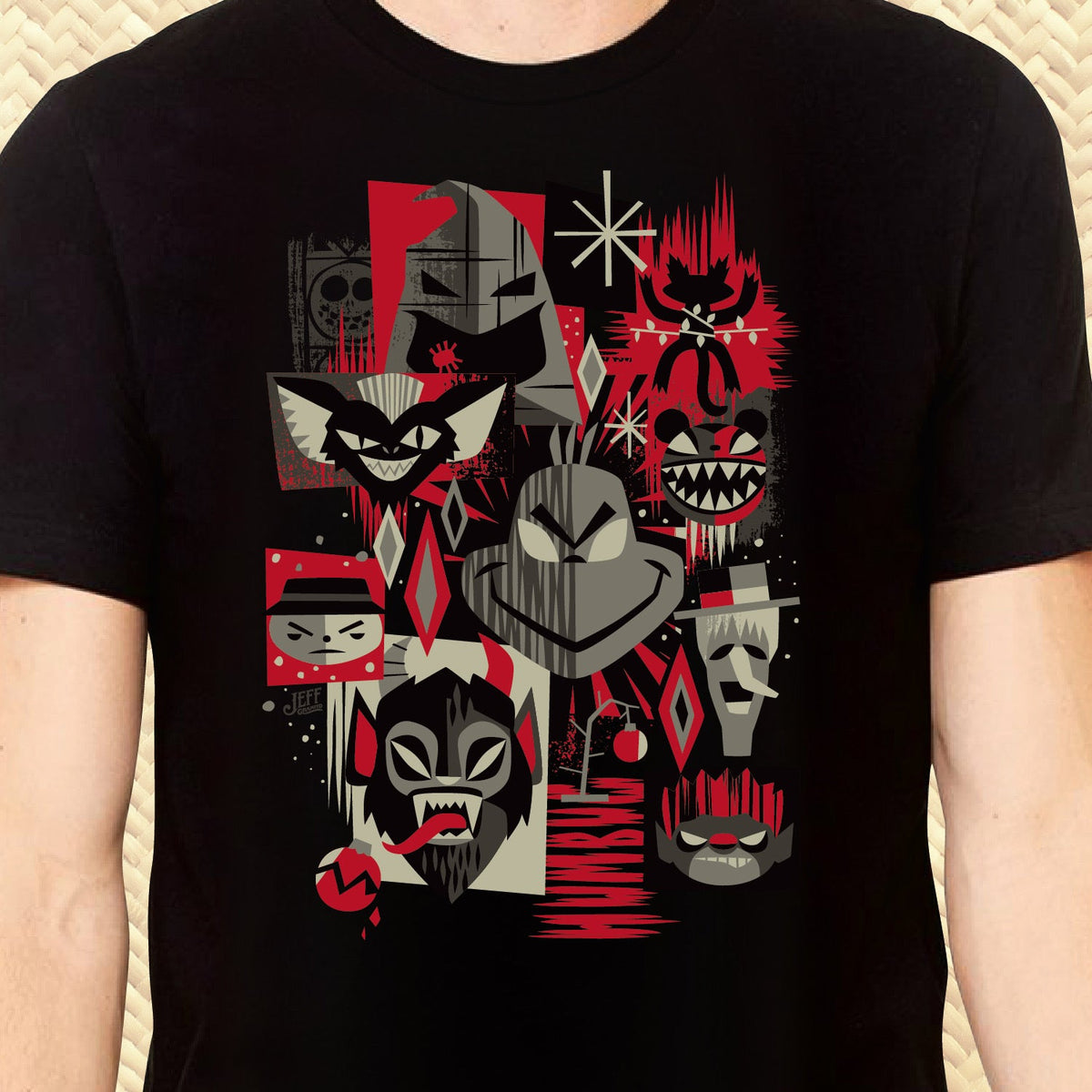 Jeff Granito's 'Mask Hysteria' Unisex Tee - Ready to Ship! main image 1