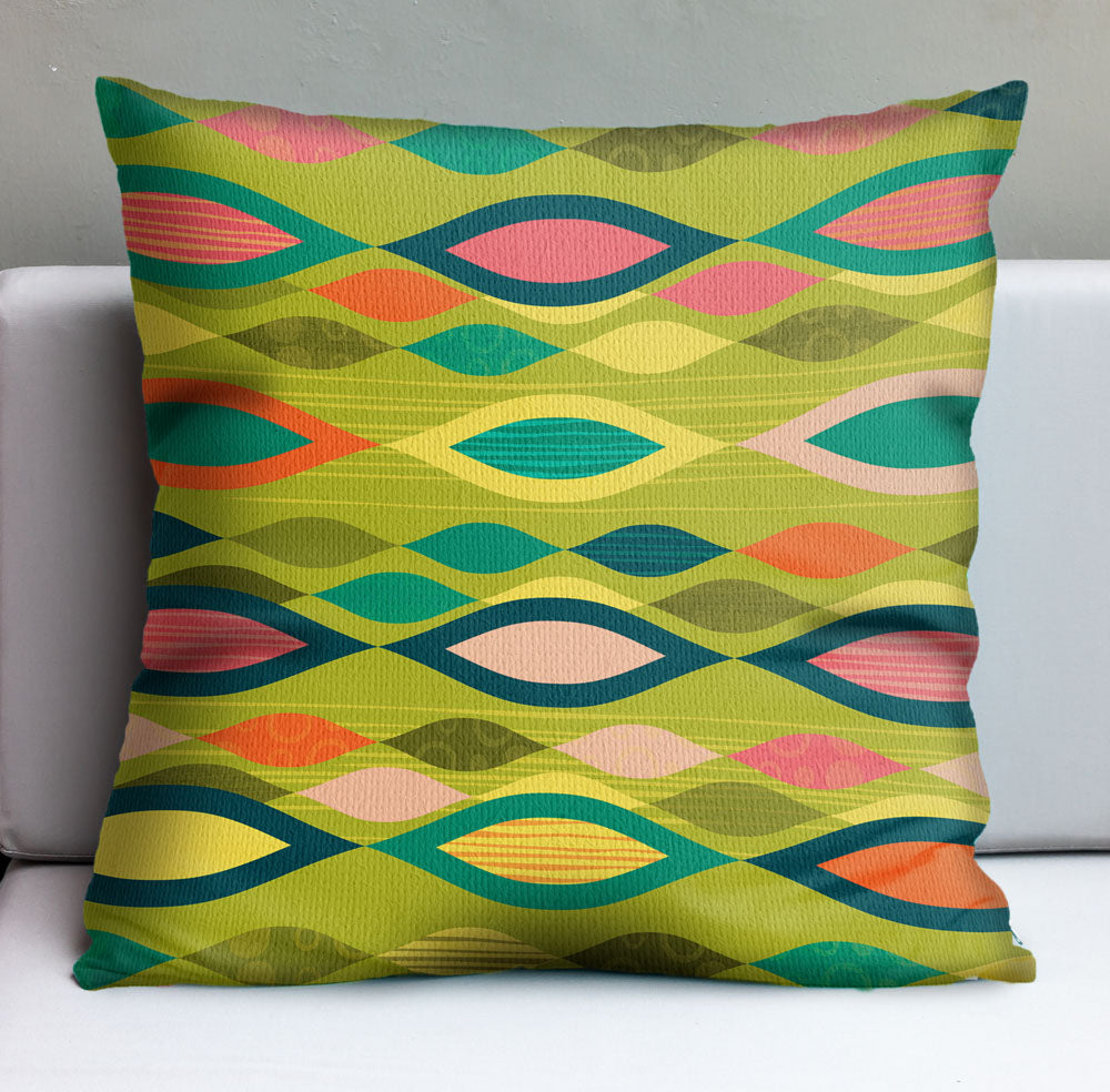 Jeff Granito's 'Mewsubi' Pillow Cover - Ready to Ship! (FREE SHIPPING in U.S.) main image 1