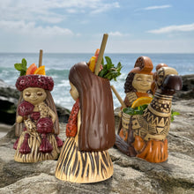 "it's a hula world" Tiki Mug, Hula Girl Too - #3 of a 4 mug series, sculpted by Thor - Limited Edition / Limited Time Pre-Order