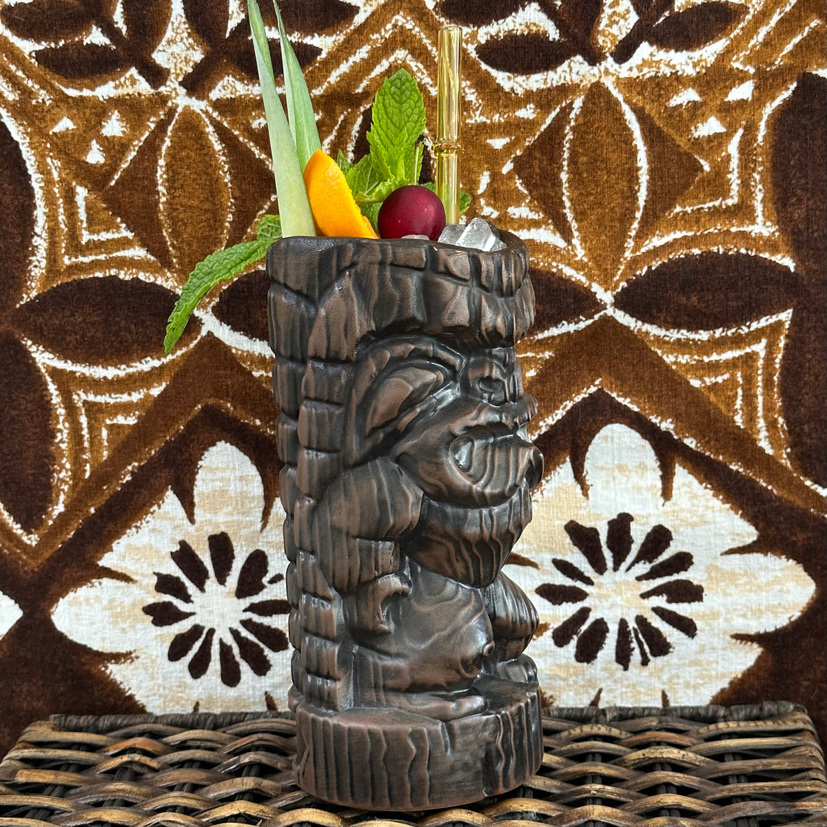 ★Tiki Farm ティキ マグ MELE HOA Mug BROWN 新品 FullSizeRender21_5c300eda-871d