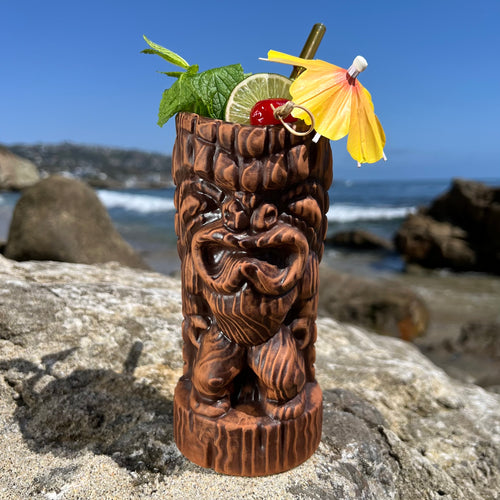 Hoa Kahiko Ku Tiki Mug, sculpted by Thor - Ready to Ship!