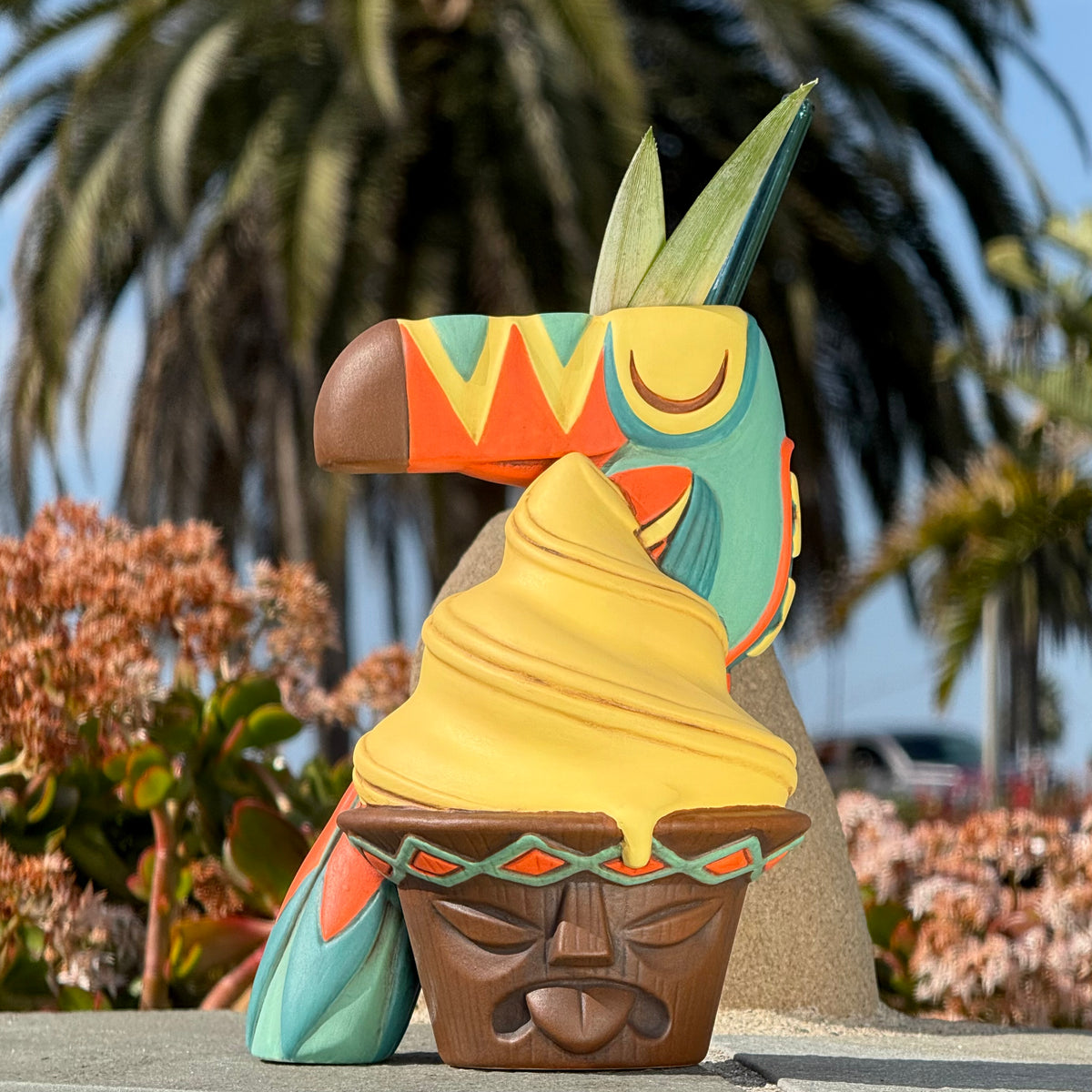 Jeff Granito's Toucan Whip (Blue) - Ceramic Tiki Mug – Tikiland