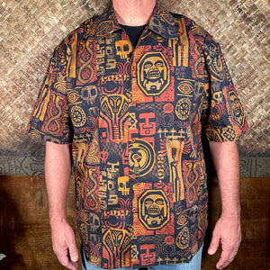 'Traders of the Lost Artifacts' - Unisex Aloha Shirt - Ready-to-Ship!