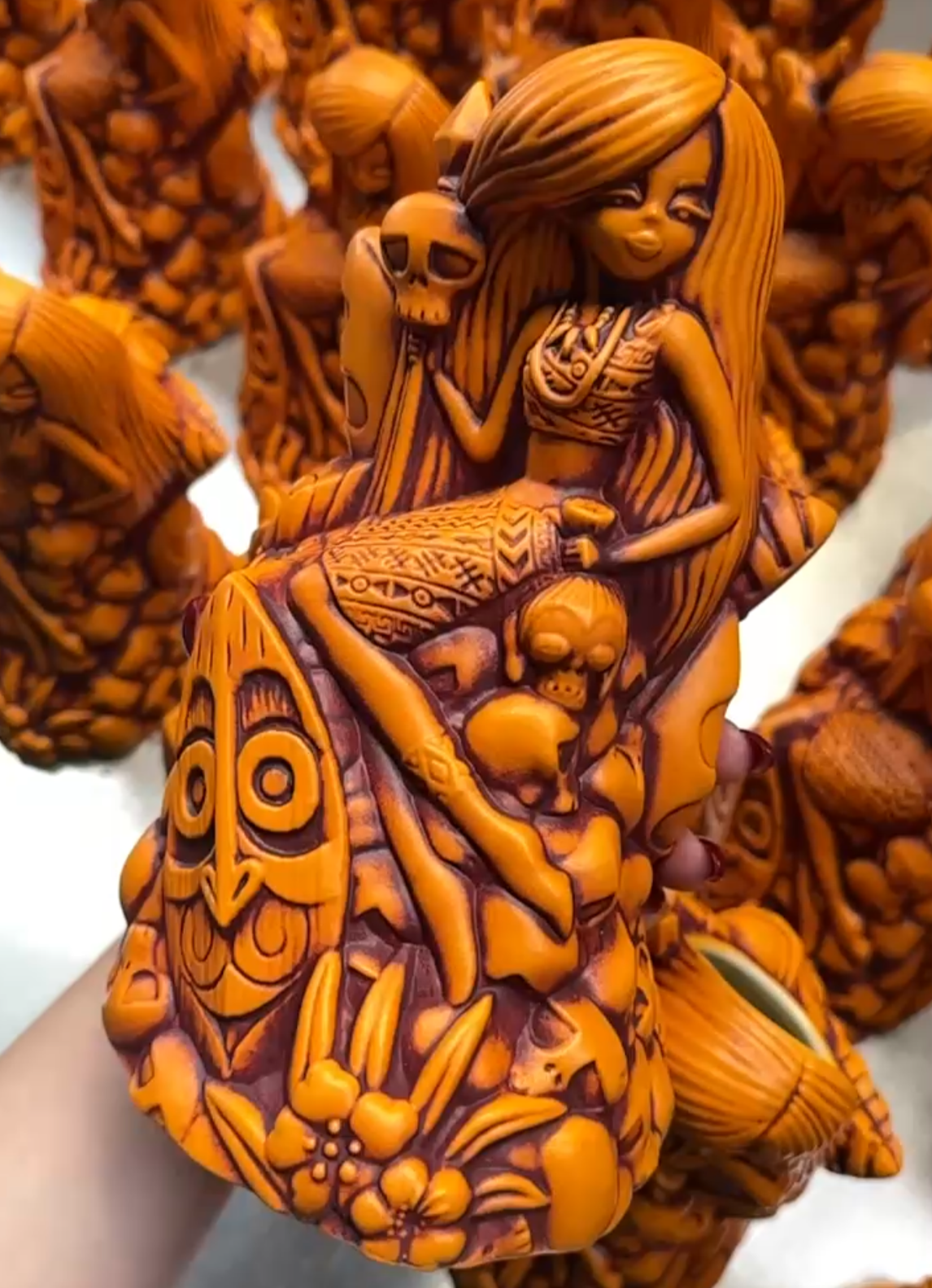 Jeff Granito's Be-Headed to the Altar Tiki Mug (Sanguine Sunset