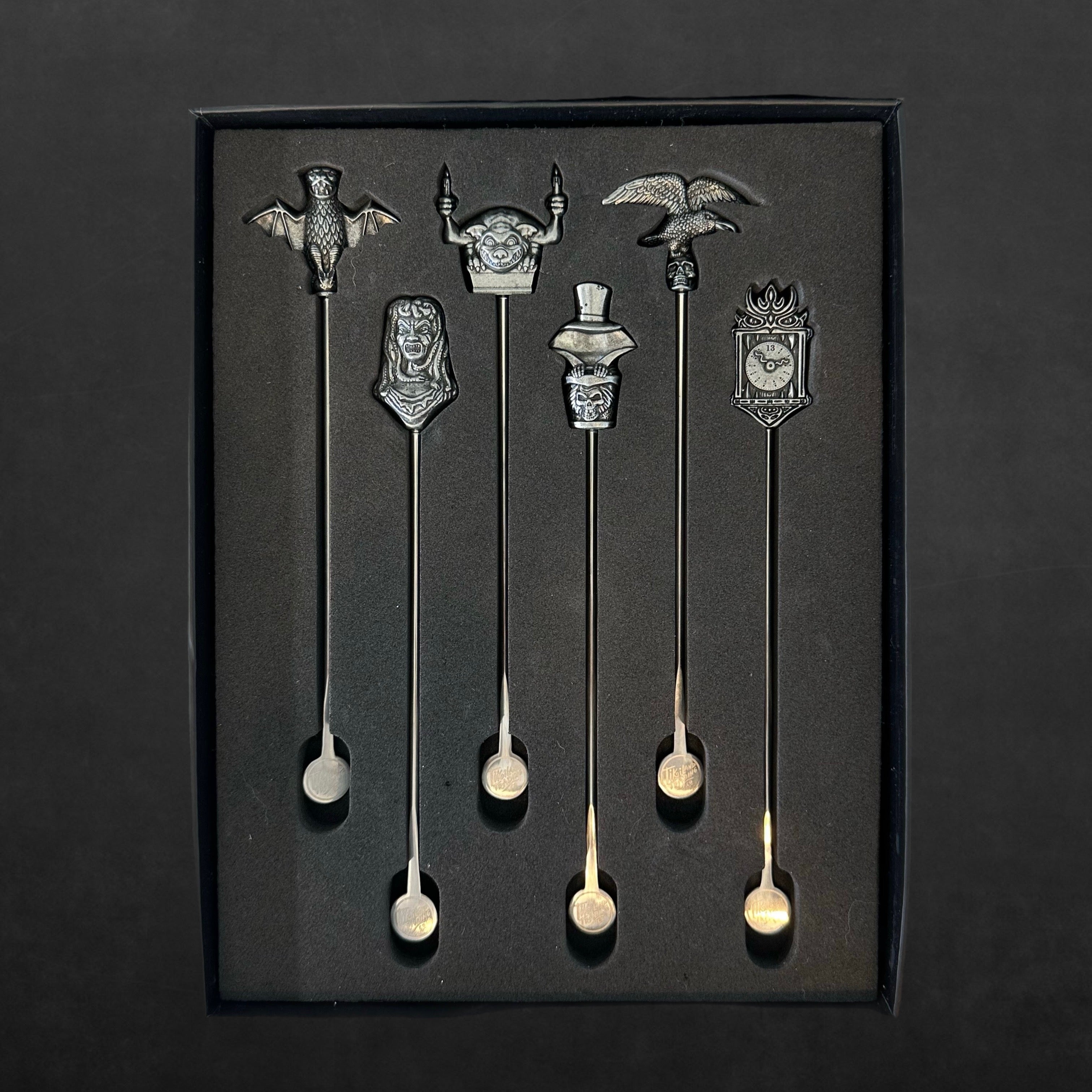 Thor's 'Haunted' Sculpted Metal Swizzle Sticks - Set of Six (6