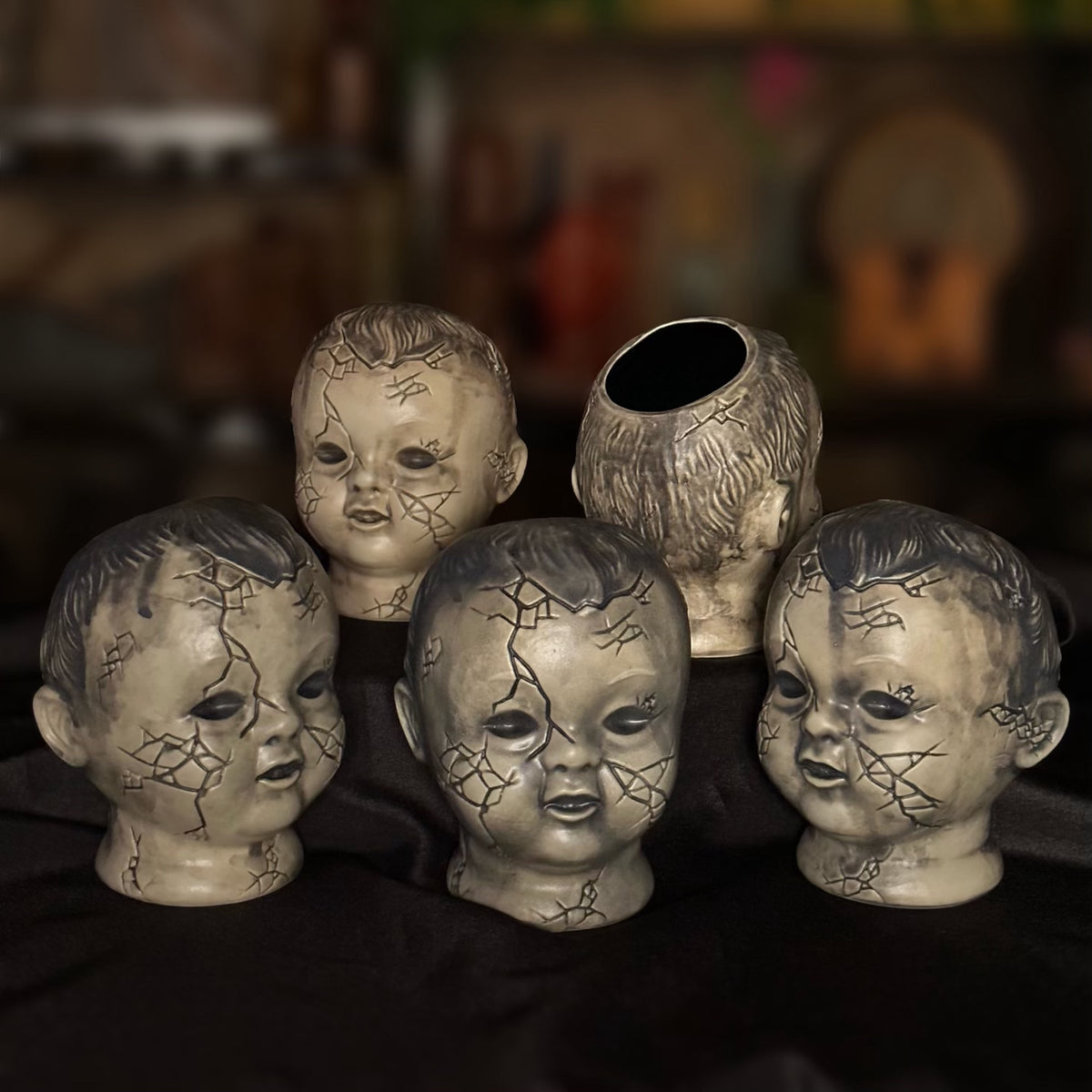 Possessed (Doll Head) Ceramic Tiki Mug - Limited Release of 100