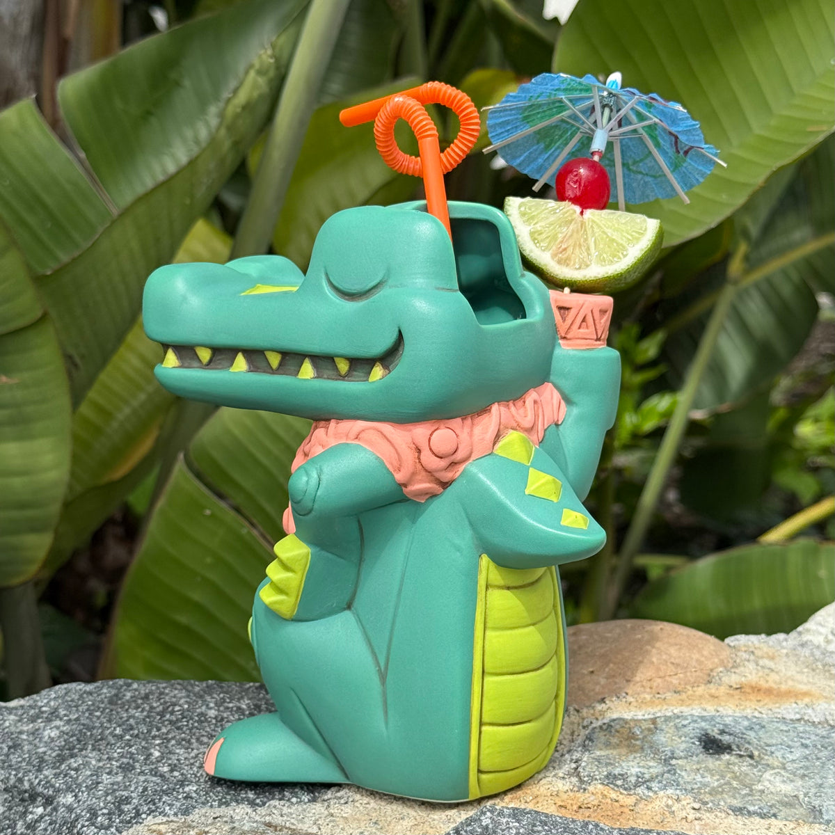 Jeff Granito's Croc Tails (Blue) - Ceramic Tiki Mug – Tikiland