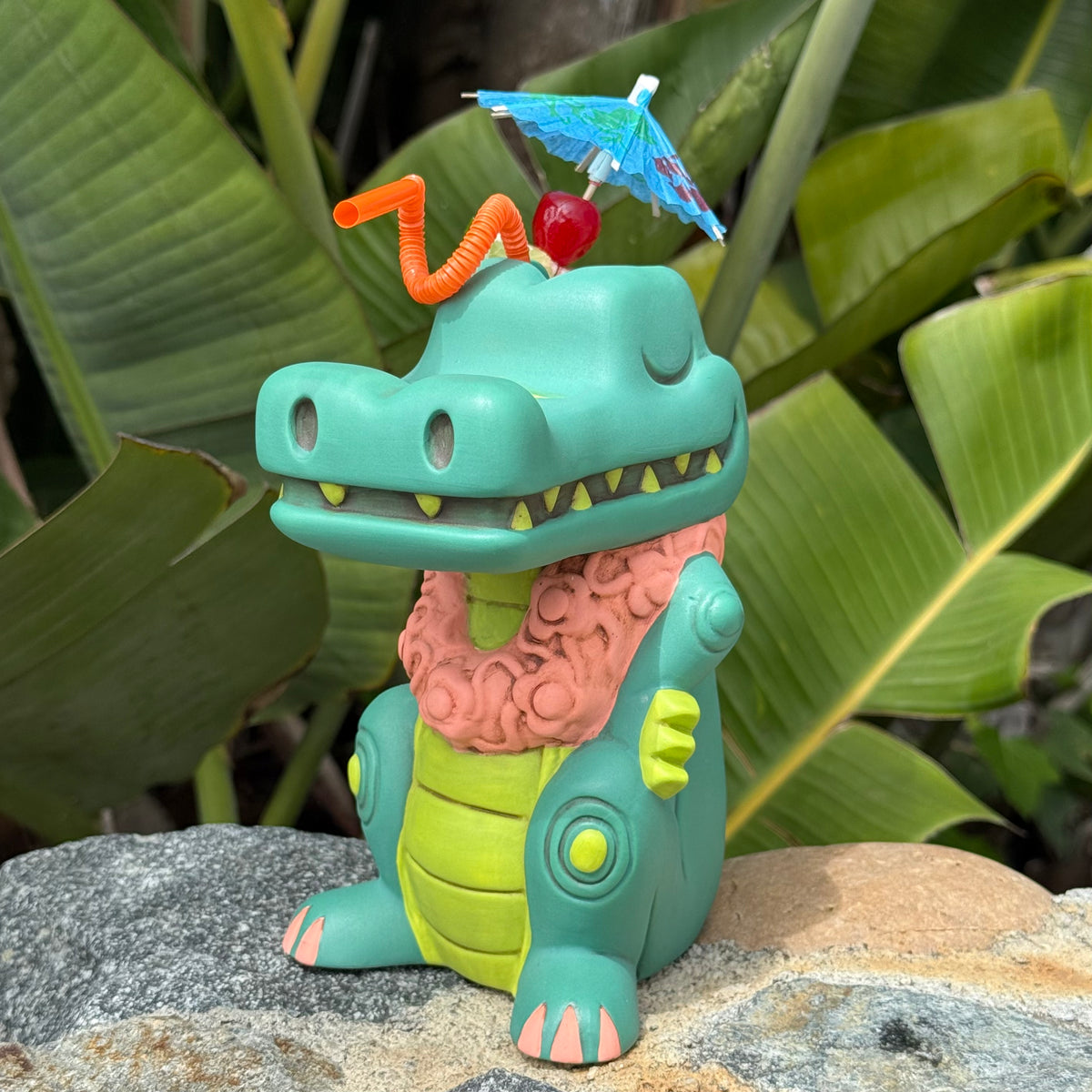 Jeff Granito's Croc Tails (Blue) - Ceramic Tiki Mug – Tikiland