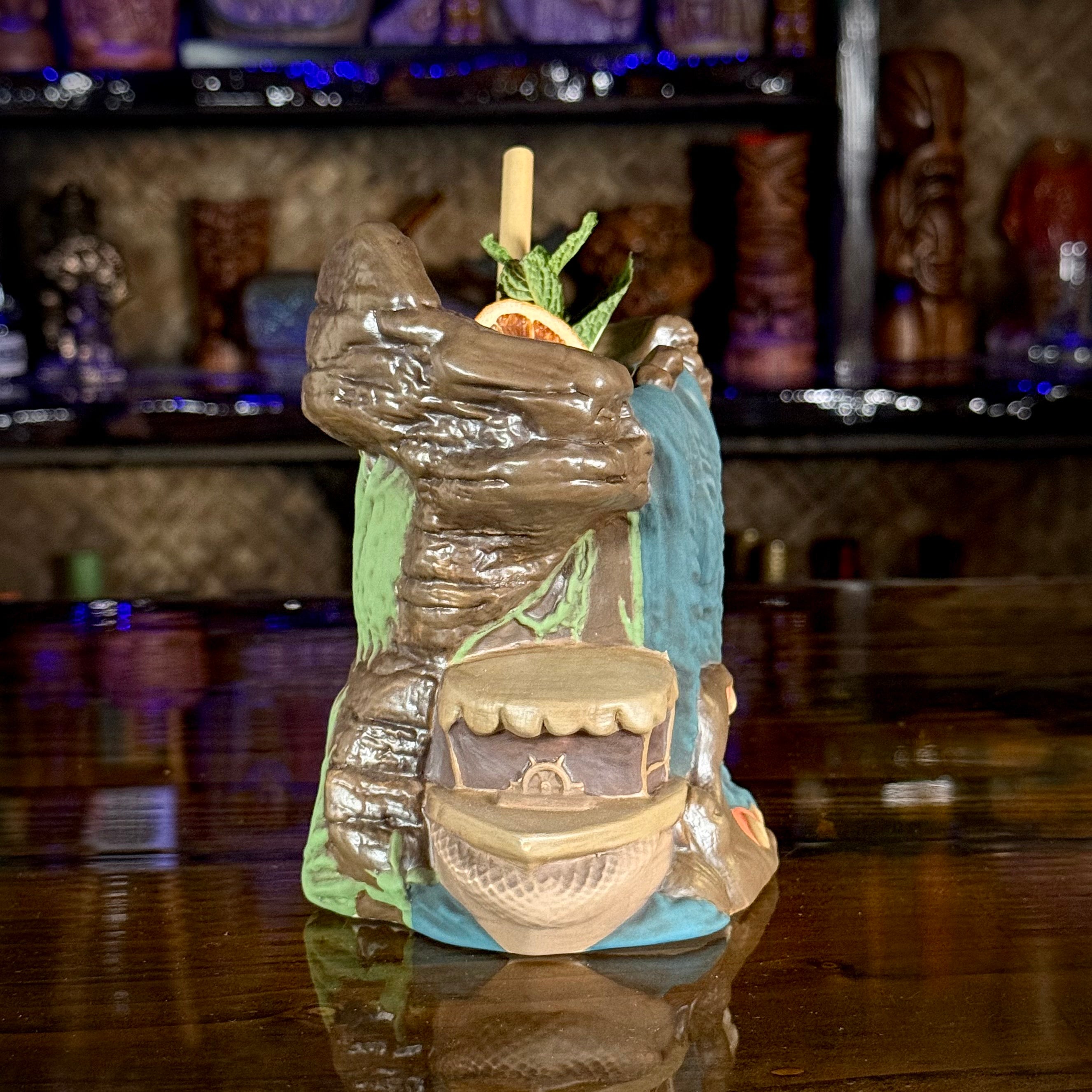 Back Side of Water - Ceramic Tiki Mug – Tikiland Trading Co.