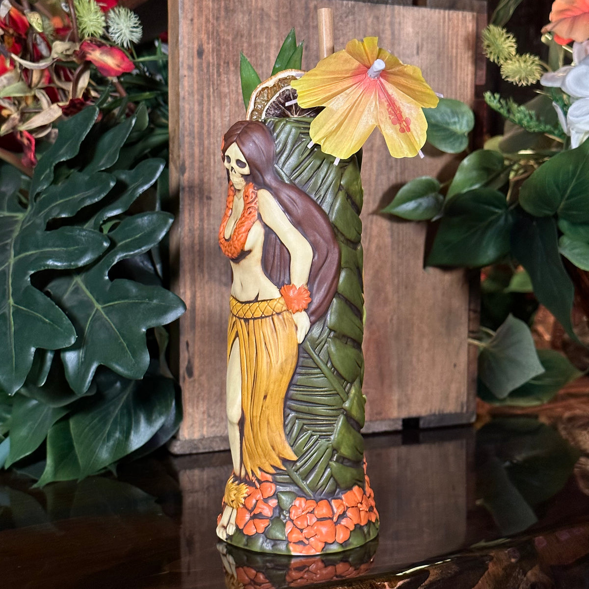 Haunted Hula Tiki Mug, sculpted by Thor – Tikiland Trading Co.