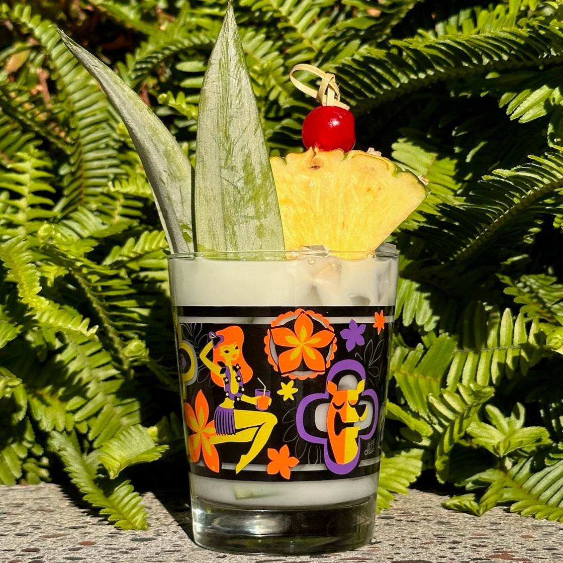Jeff Granito's 'Zombie Hunter' Mai Tai Cocktail Glass - Shipping