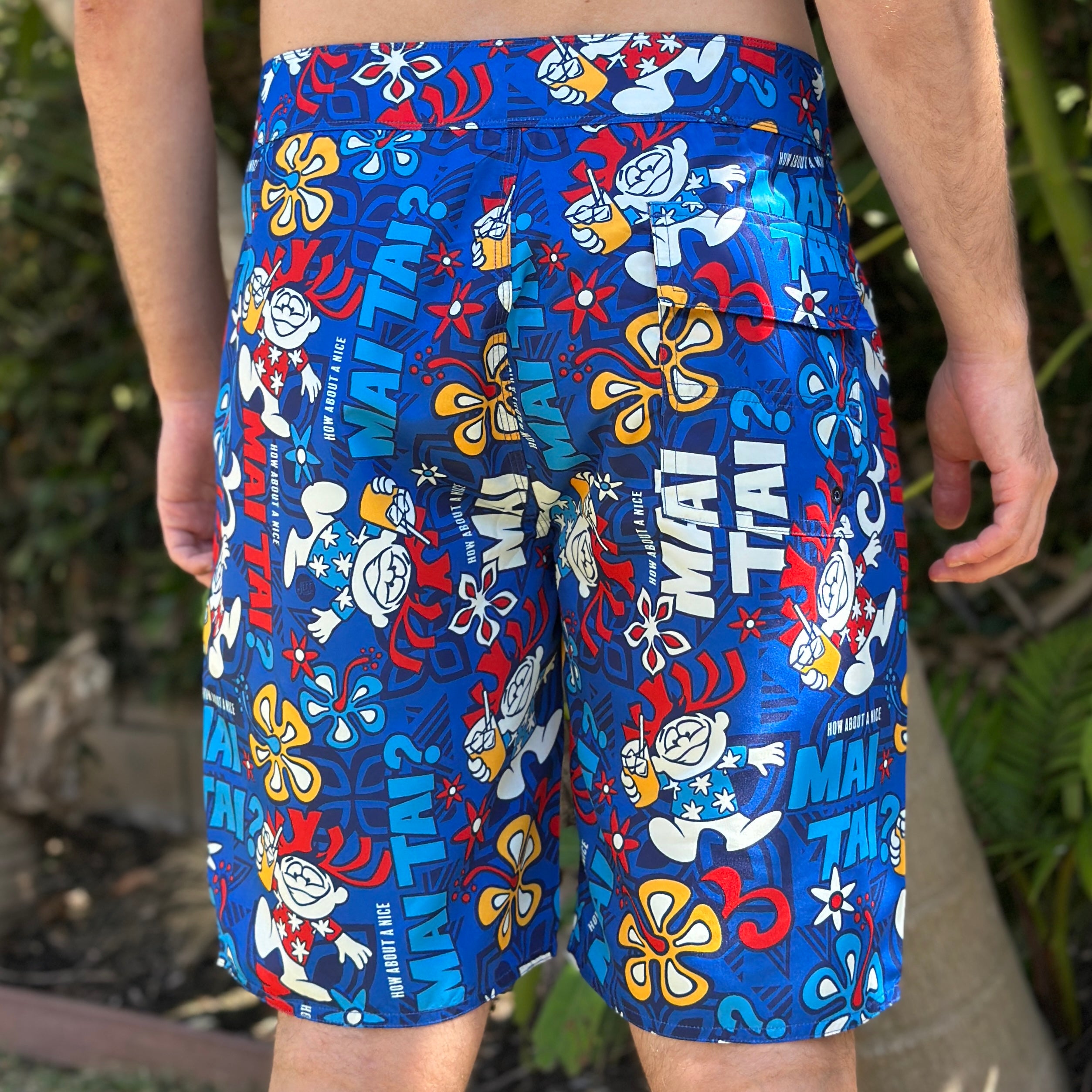 Jeff Granito's 'How About a Mai Tai?' Board Shorts - Ready to Ship