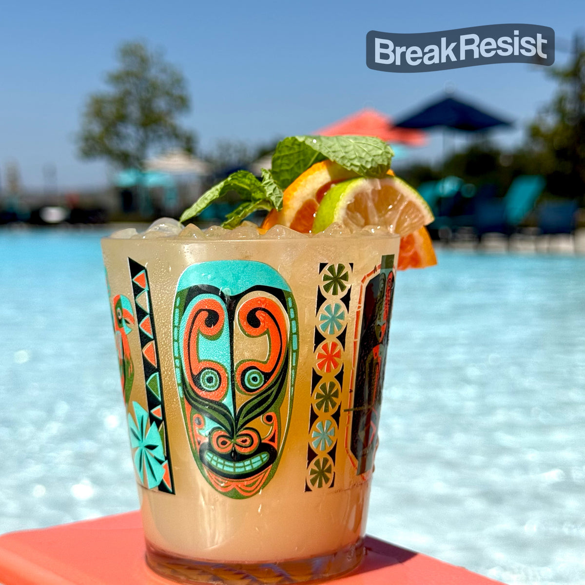 Jeff Granito's 'Gateway to Tiki' 11X16 Inch Glass Cutting Board - Rolling Pre-Order / Ready to Ship!