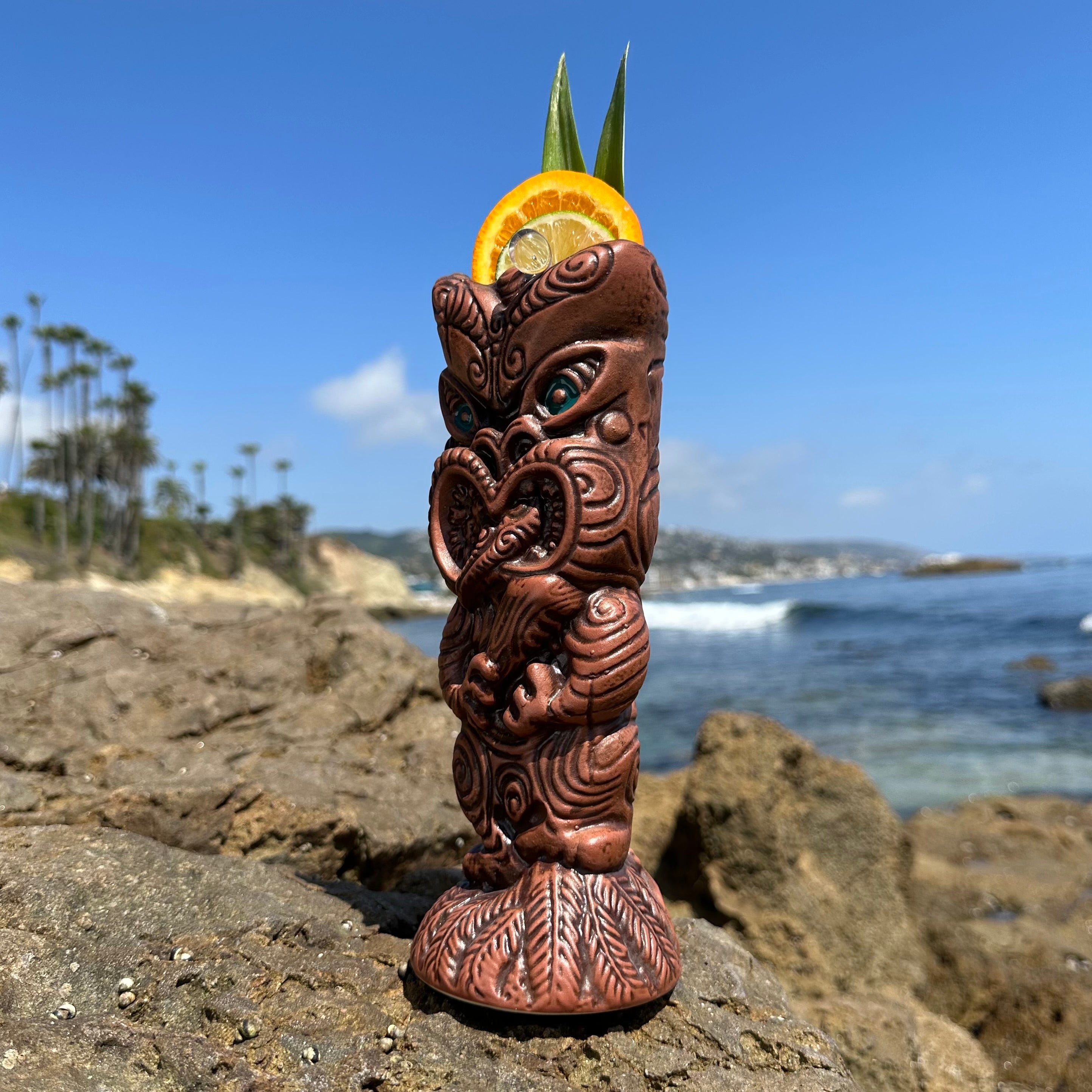 BigToe's Teko Teko Tiki Mug, sculpted by Thor - Ready to Ship