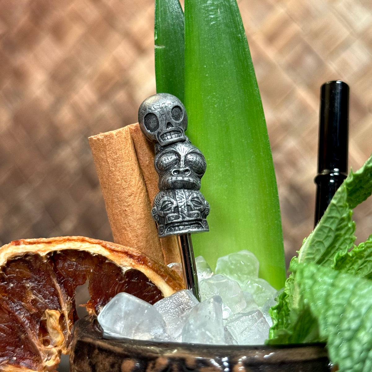 Tiki tOny's 'Best of Tiki' Sculpted Metal Swizzle Sticks - Set of