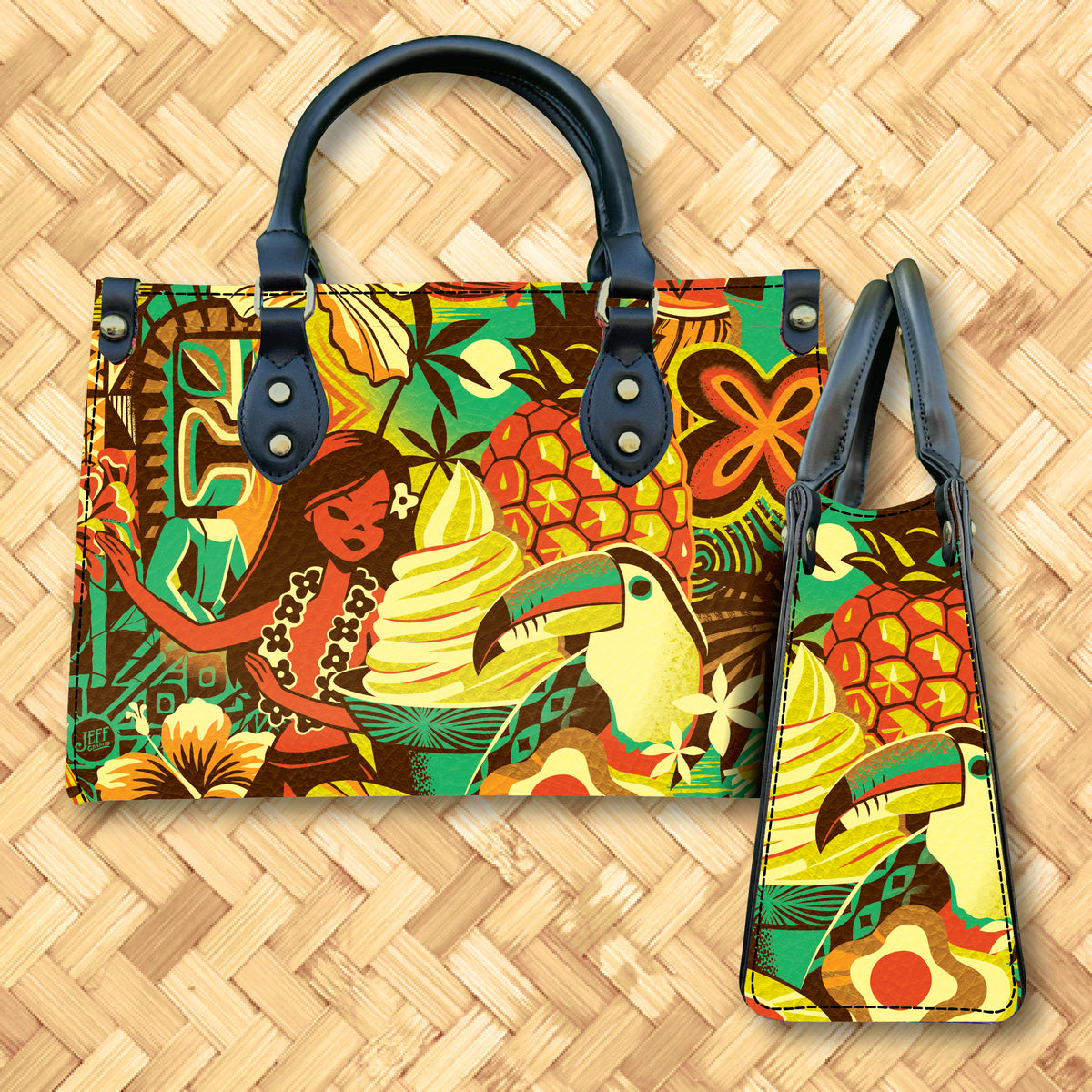 Jeff Granito's 'Forbidden Jungle' Handbag and Zippered Wallet - Rolling Pre-Order / Ready to Ship!