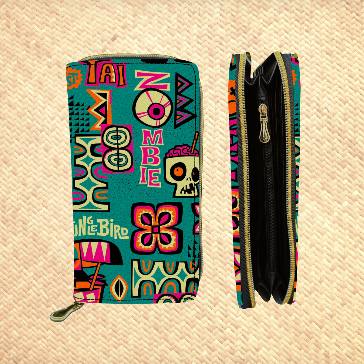 'Strange and Unusual' Zippered Wallet - Rolling Pre-Order / Ready to Ship! main image 0
