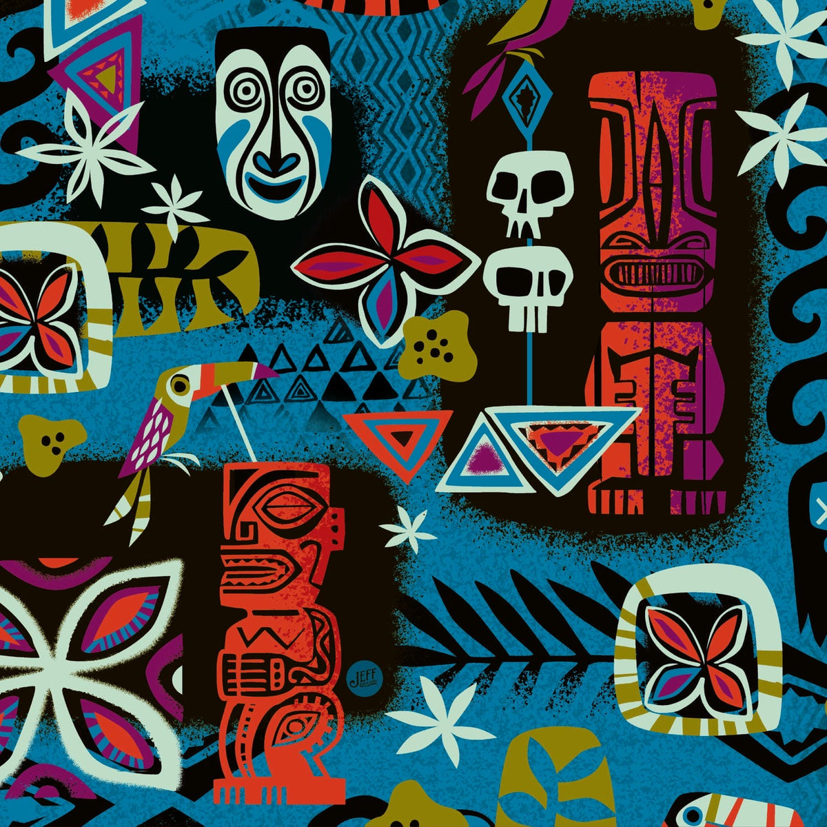 Jeff Granito's 'Kihei Flow' Pareo - Ready to Ship / Rolling Pre-Order (FREE SHIPPING in U.S.) main image 1