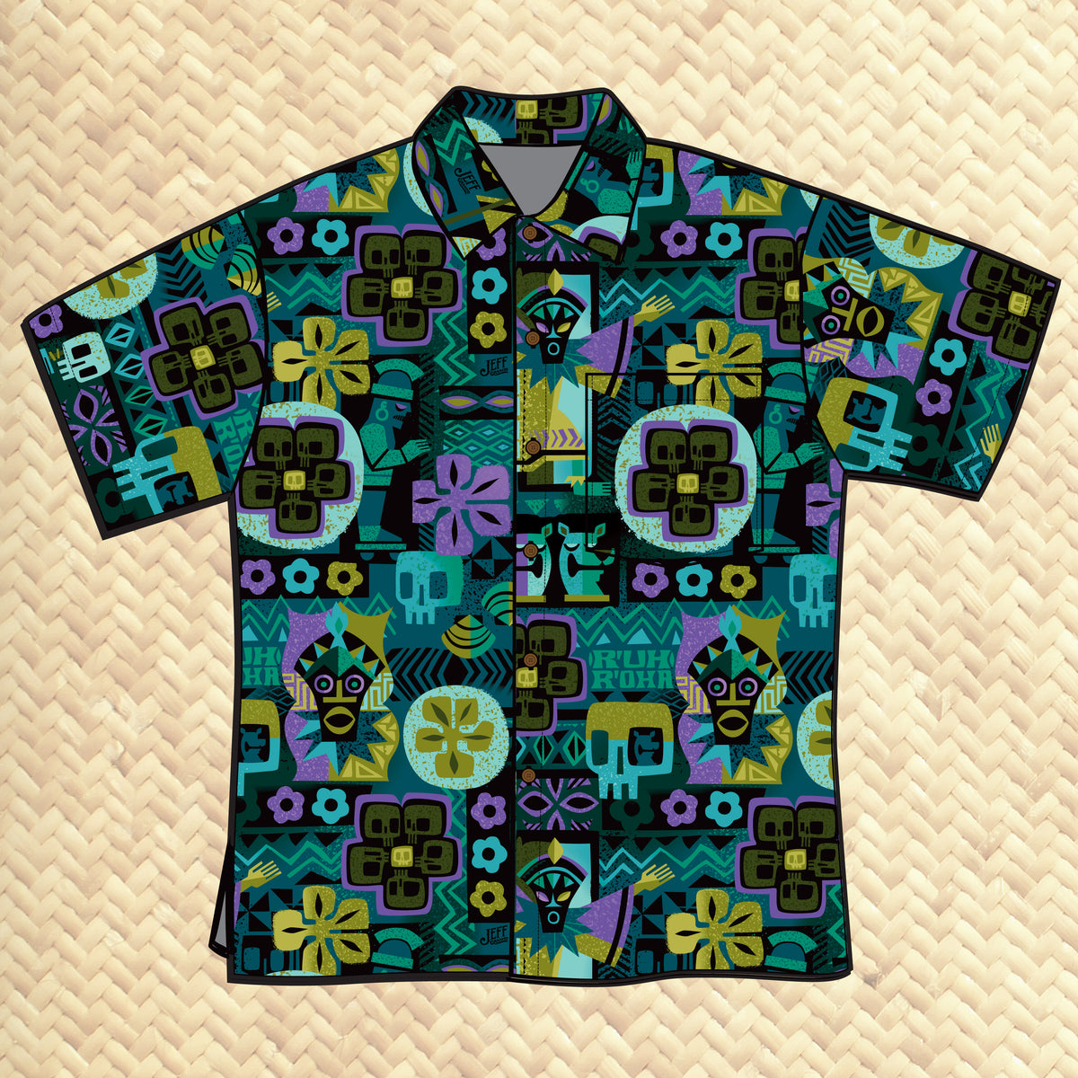 Jeff Granito's '13 Mockingbirds' Classic Aloha Button-Up Shirt - Unisex - Ready to Ship