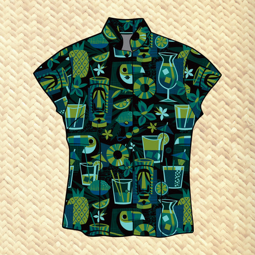 Jeff Granito's 'Toucan Trader 2nd Edition' - Classic Aloha Button Up-Shirt - Womens - Pre-Order