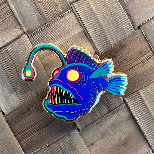 'Dwellers of the Deep' Enamel Pin - Ready to Ship!