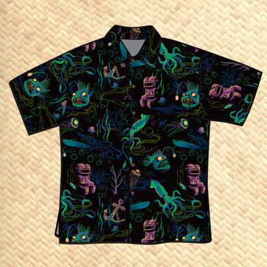 Jeff Granito's 'Dwellers of the Deep' - Unisex Aloha Shirt - Pre-Order