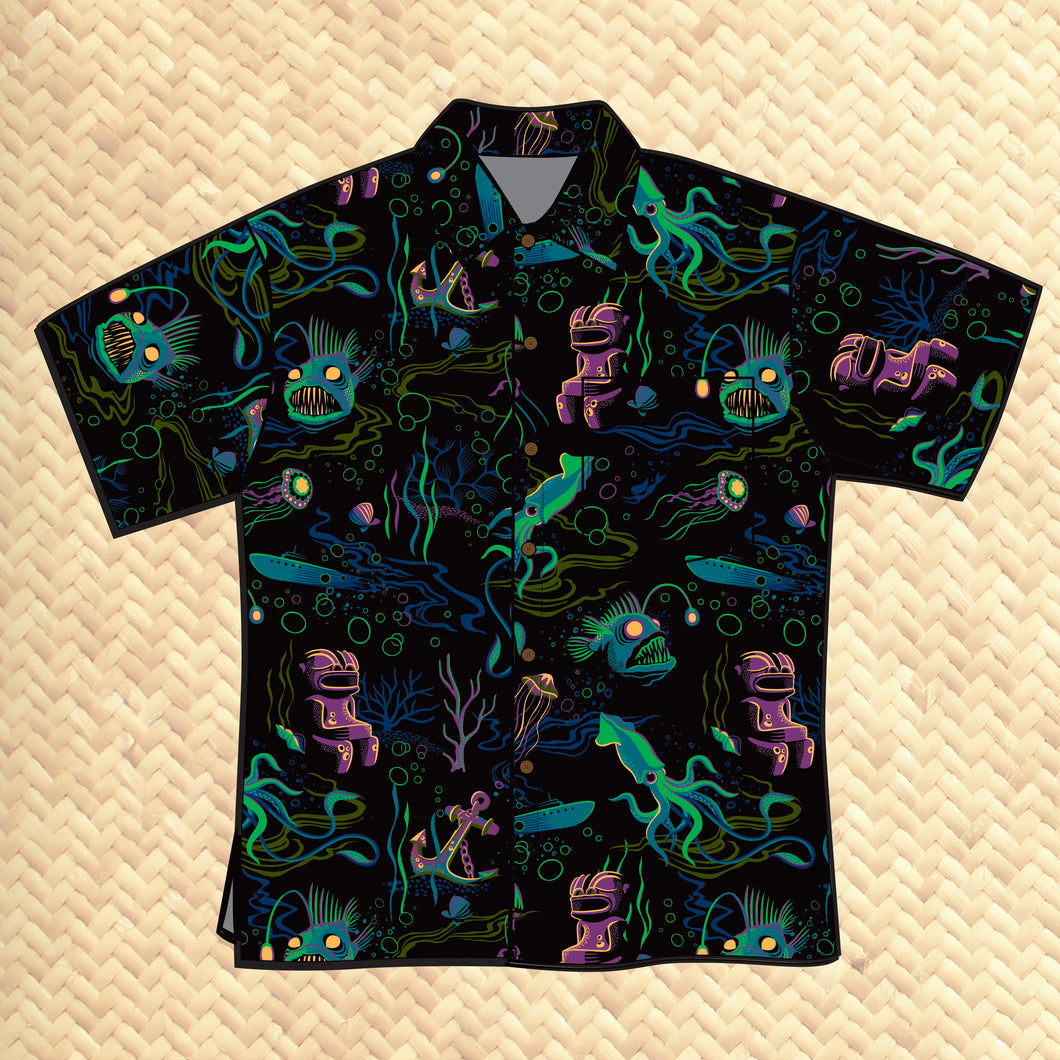 Jeff Granito's 'Dwellers of the Deep' - Classic Aloha Button Up-Shirt - Unisex - Pre-Order
