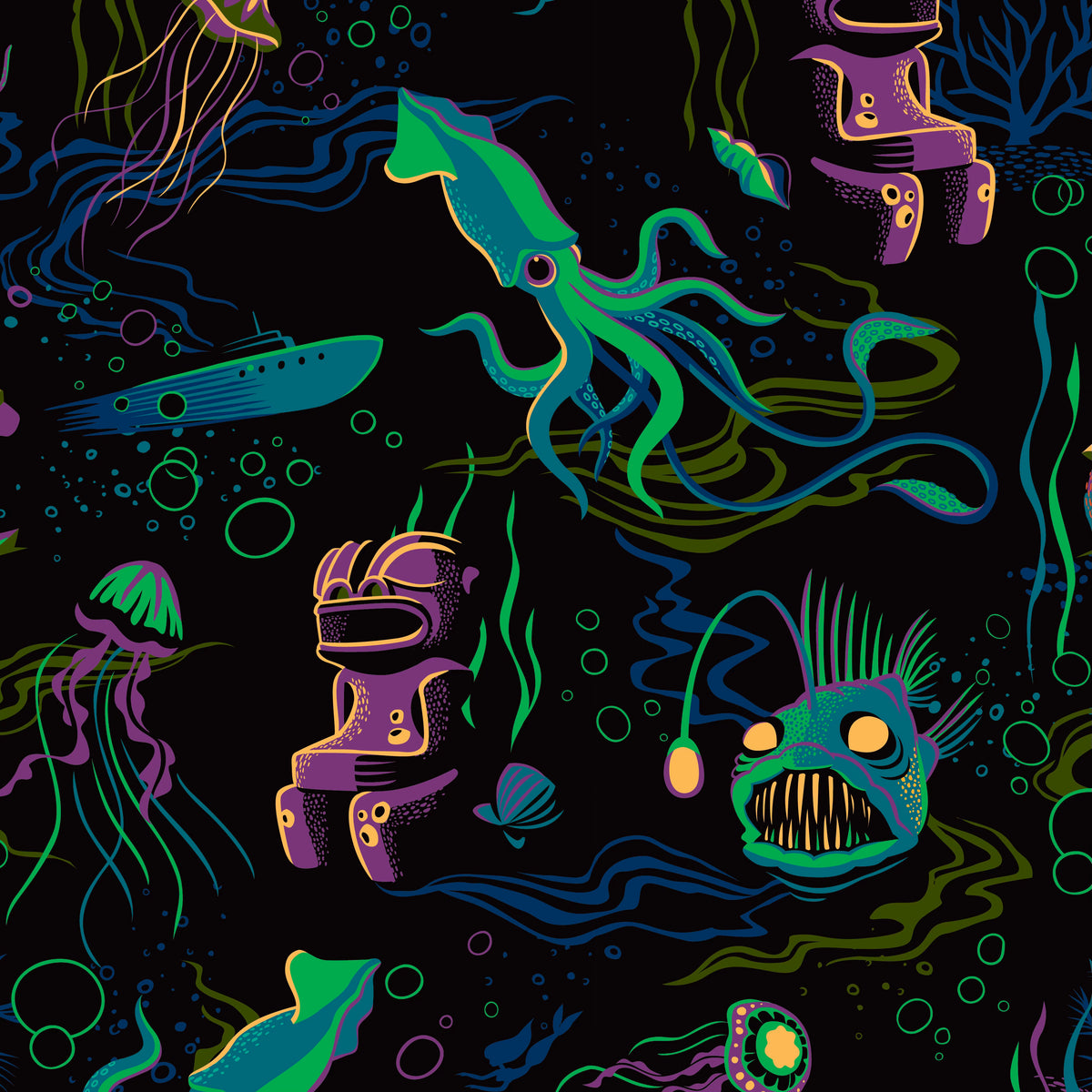 Jeff Granito's 'Hidden Haven' Aloha Skirt with Pockets - Ready to Ship! main image 1