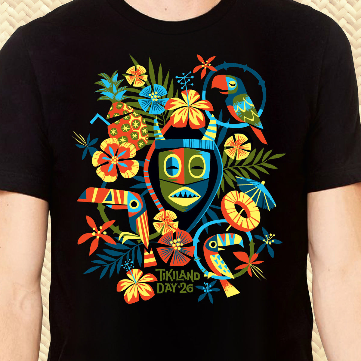 TikiLand Day 2026 'Tropic Hideaway' Unisex Tee - Pre-Order