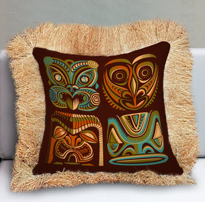 TikiLand Trading Co. - 'Expressions of the South Pacific' Pillow Cover - Ready to Ship!
