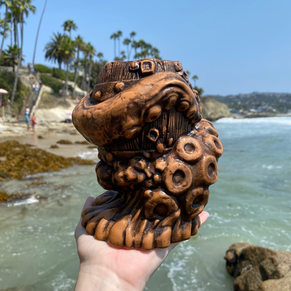 Kraken's Toast Tiki Mug, designed by Brian Kesinger and sculpted
