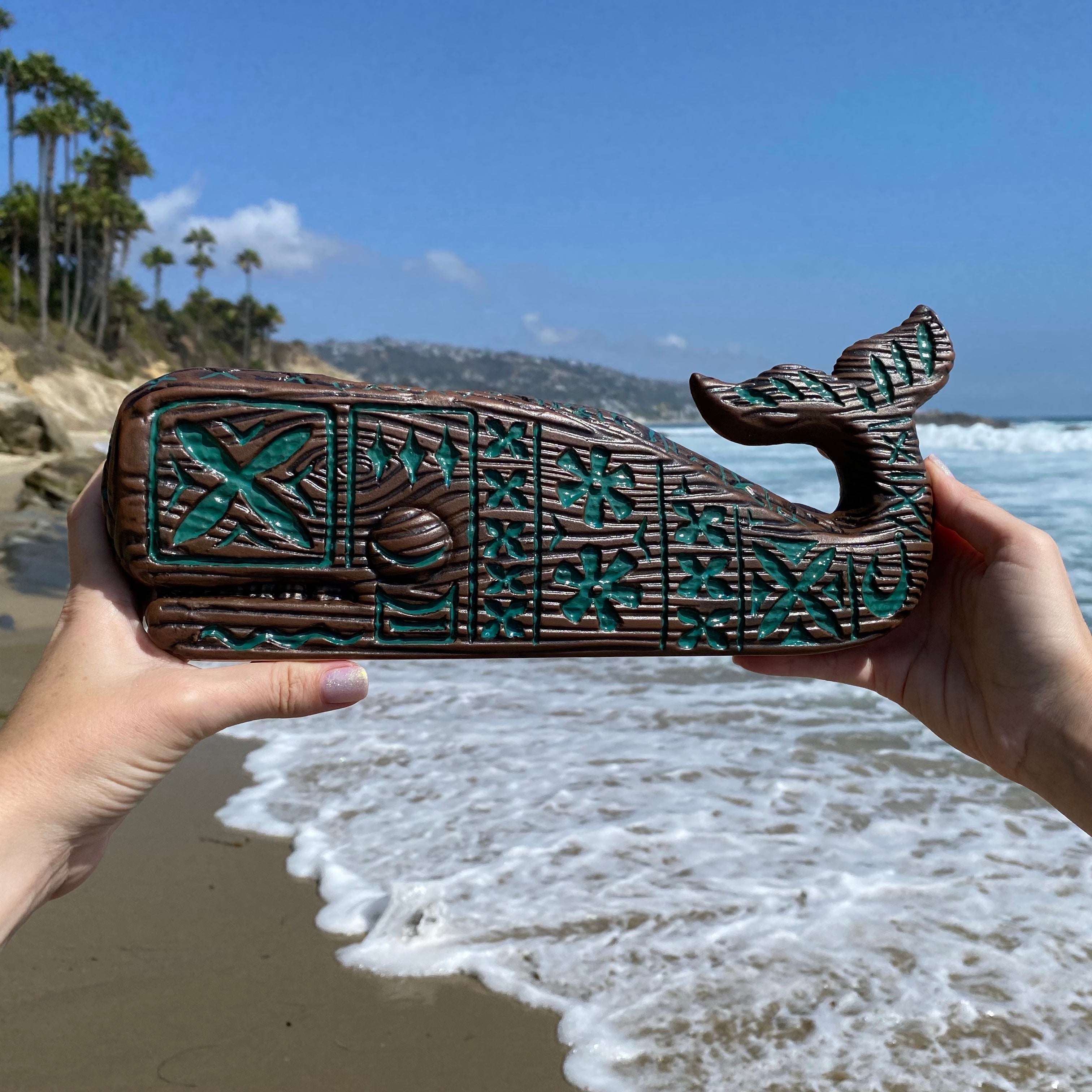 Tiki Whale Tiki Mug, designed Sheryl Schroeder and sculpted by
