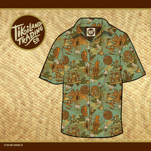 TikiLand Trading Co. 'Cannibal of Doom' - Classic Aloha Button Up-Shirt - Unisex - Ready to Ship!  (US shipping included)