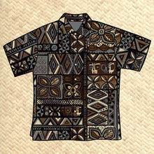 TikiLand Trading Co. X Jeff Granito 'Distant Drums Haleakalā' - Classic Aloha Button Up-Shirt - Unisex - Ready to Ship!