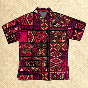 Jeff Granito's 'Distant Drums Kīlauea' - Classic Aloha Button Up-Shirt - Unisex - Ready to Ship!