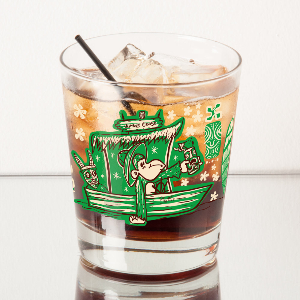 Trader Santa's TikiLand Trading Co. Mai Tai Cocktail Glasses