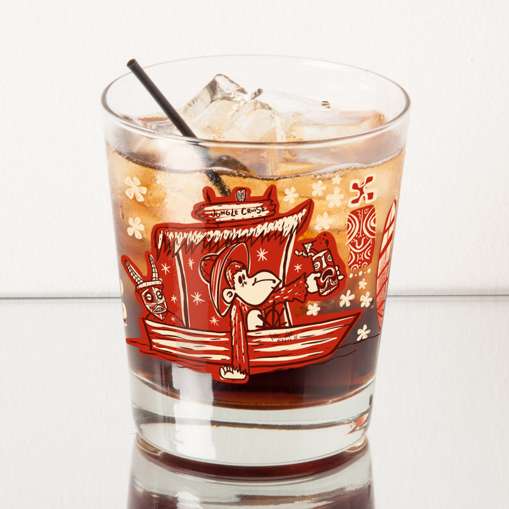 Trader Santa's TikiLand Trading Co. Mai Tai Cocktail Glasses