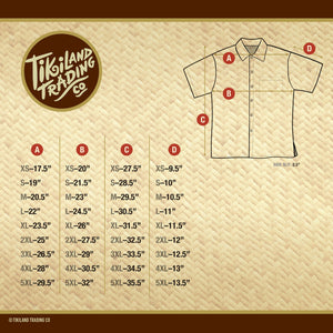 TikiLand Trading Co. ‘Alani Tapa Aloha Shirt - Classic Aloha Button Up-Shirt - Unisex - Ready to Ship! (US shipping included)