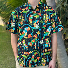 Jeff Granito's 'Birds Singing Words' Modern Fit Button-Up Shirt - Unisex - Ready to Ship! (FREE SHIPPING in U.S.)