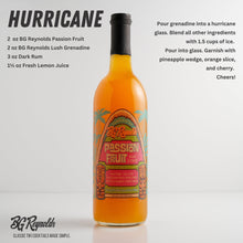 Passion Fruit Tropical Cocktail Syrup