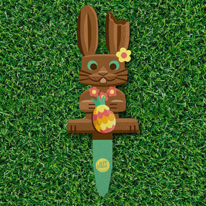Jeff Granito's 'Pineapple Bunny' Metal Yard Stake - Pre-Order