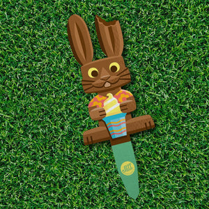 Jeff Granito's 'Pineapple Whip Bunny' Metal Yard Stake - Pre-Order