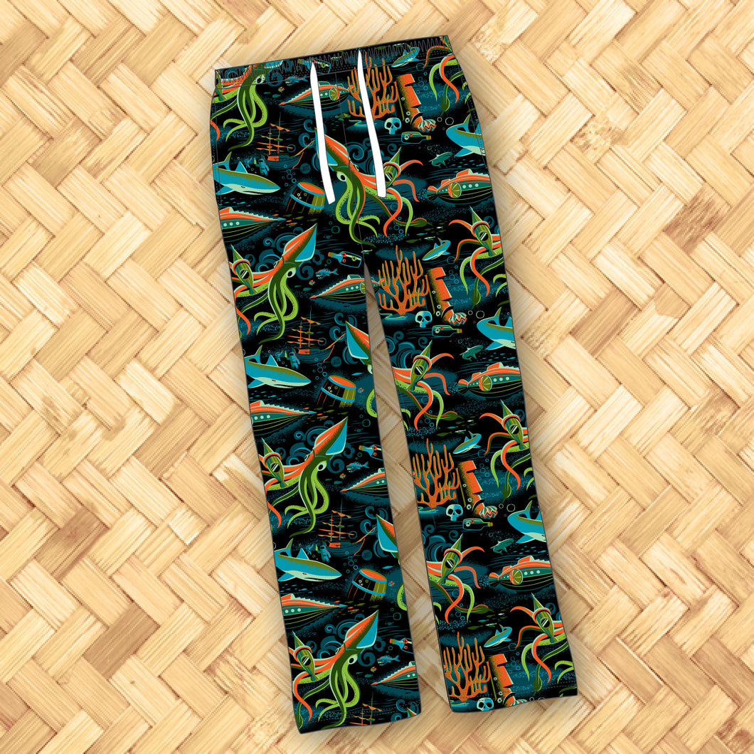 Jeff Granito's '20,000 Fears Under the Sea' Unisex Pajama Pants - Pre-Order