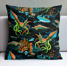 Jeff Granito's '20,000 Fears Under the Sea' Pillow Cover - Ready to Ship! (FREE SHIPPING in U.S.)