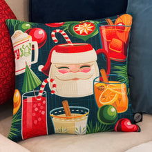 Jeff Granito's 'Warm Holiday Cheers' Pillow Cover - Ready to Ship! (FREE SHIPPING in U.S.)