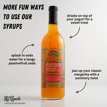 Passion Fruit Tropical Cocktail Syrup