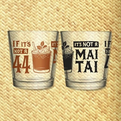 Jeff Granito's '44 Mai Tai' Mai Tai Cocktail Glass (1) - Ships About Mid December!